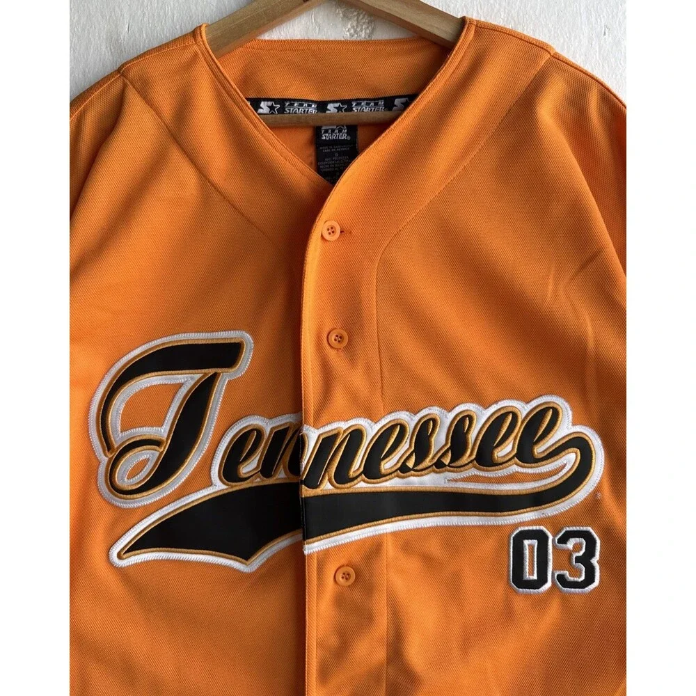 Team Starter Tennessee Volunteers Men's Large 03 Baseball Orange Jersey